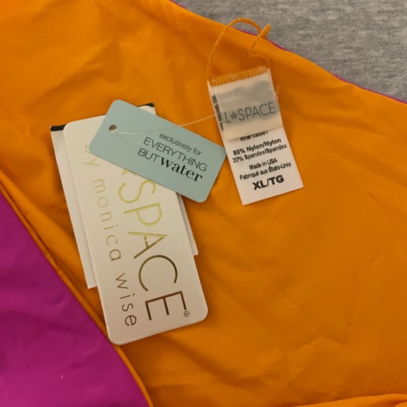 L Space Breakers Reversible Bikini Bottom 
Pink Amber XL - Picture 3 of 3